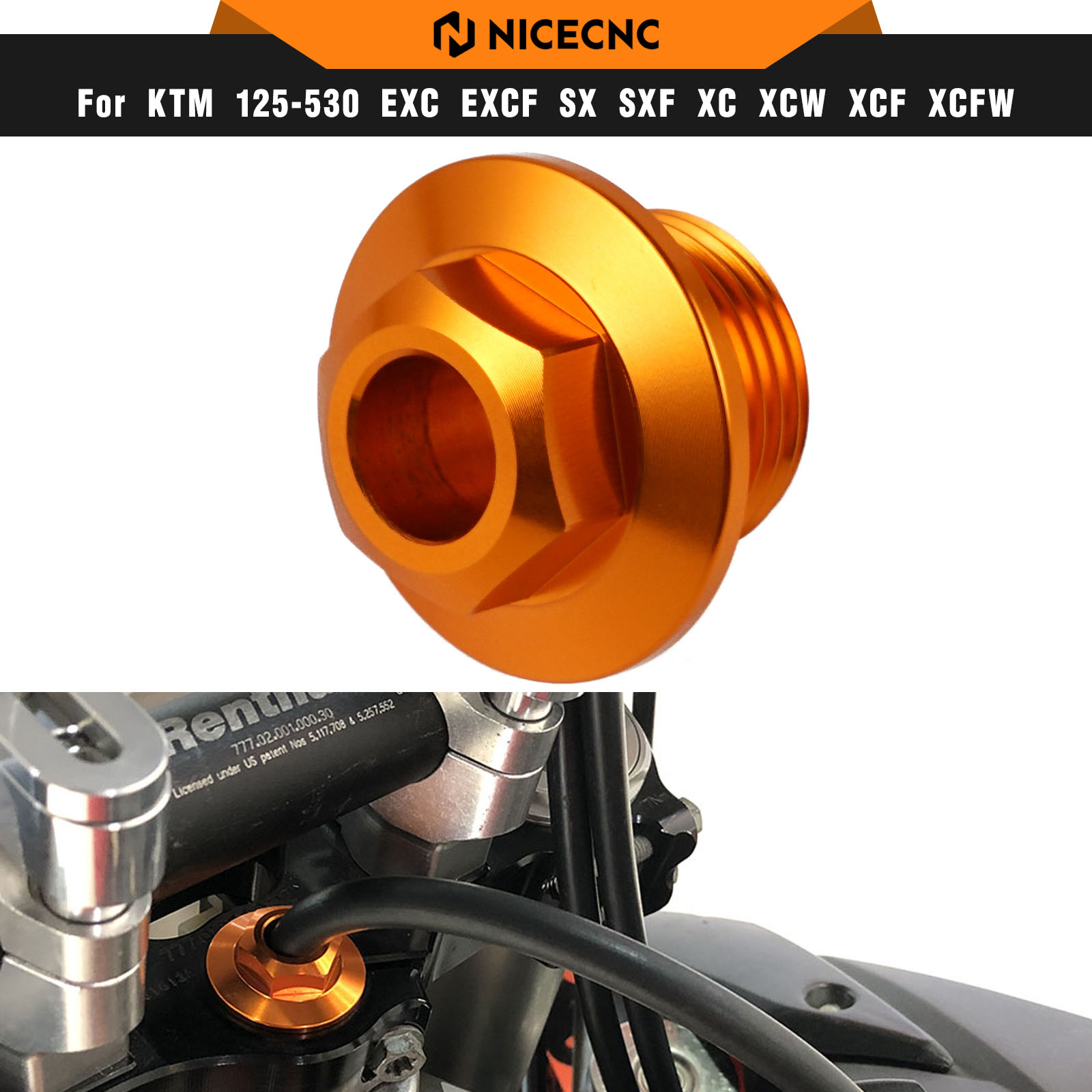 Husqvarna Chainsaw 450 - NICECNC For KTM EXC 300 Steering