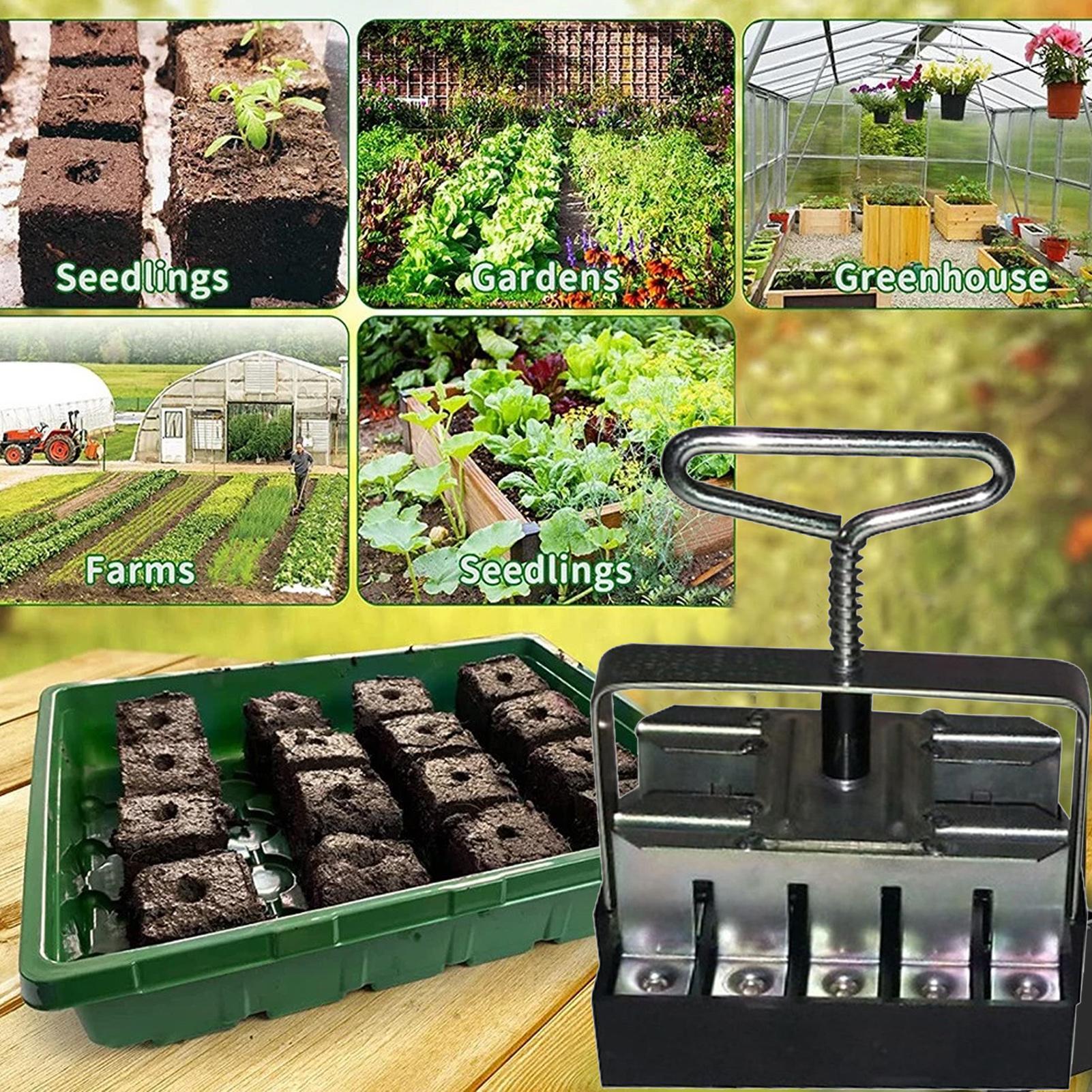 Soil Blocker Comfortable Handl - Urban Farming Sustainability ulasan dan harga